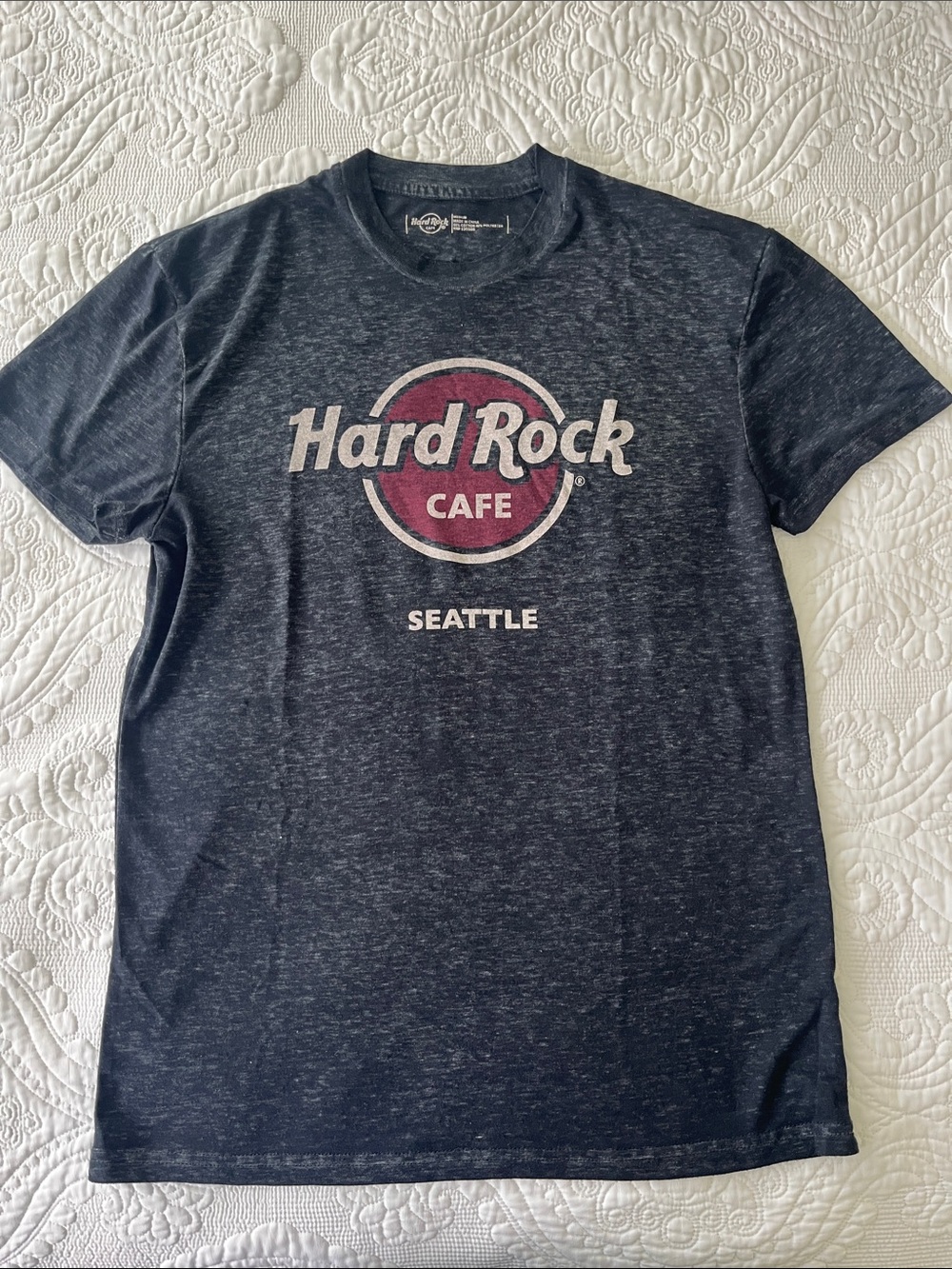 Hard Rock Cafe Seattle Gray Graphic Tee